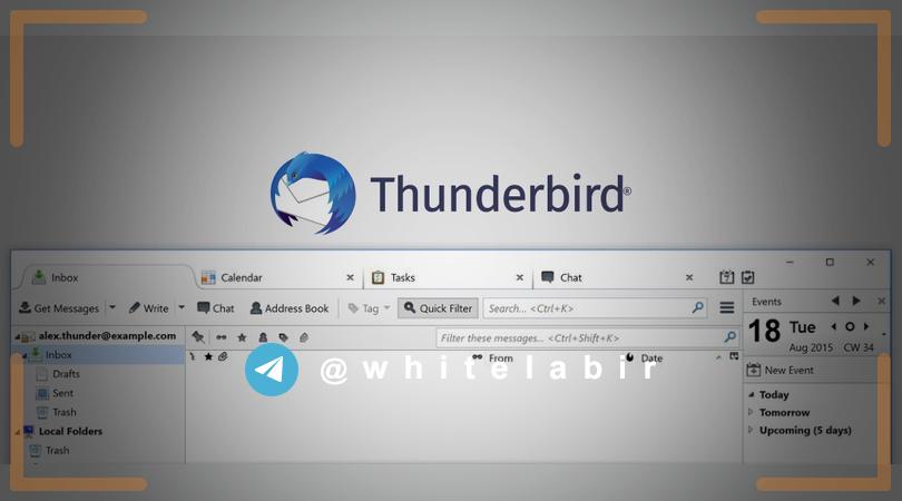 🔵 پشتیبانی از OpenPGP در نسخه ۲۰۲۰ Thunderbird ...