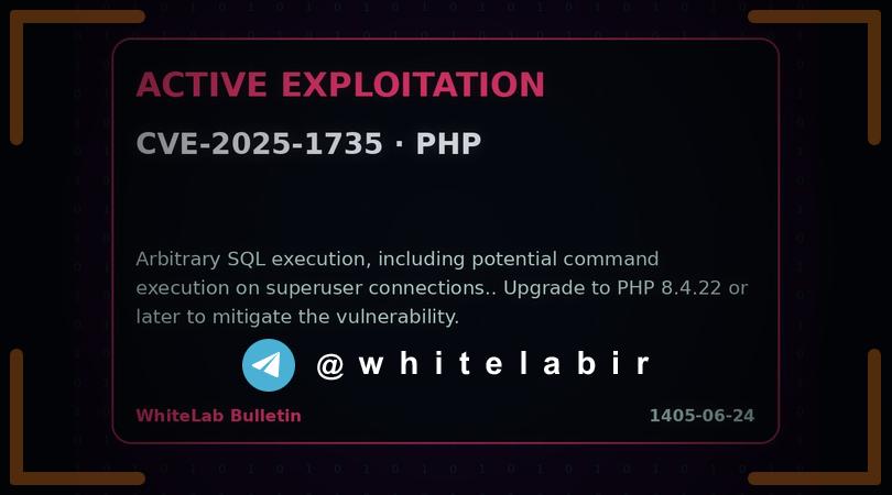 🚨 آسیب‌پذیری‌های بحرانی SQL Injection در PHP با خطر اجرای دستورات دلخواه PostgreSQL 